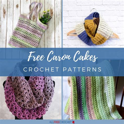 caron cakes free crochet patterns